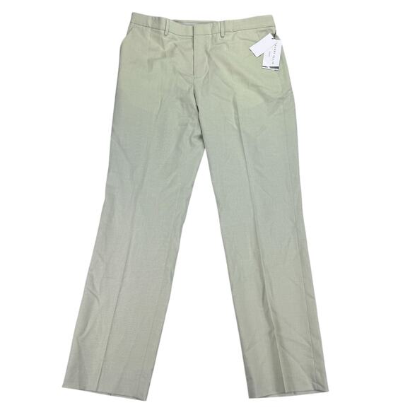 Perry Ellis Mens Modern Fit Stretch Essentials Dress Pants Sand Beige 34x32 - Picture 1 of 4